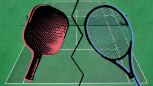 Pickleball gegen Tennis